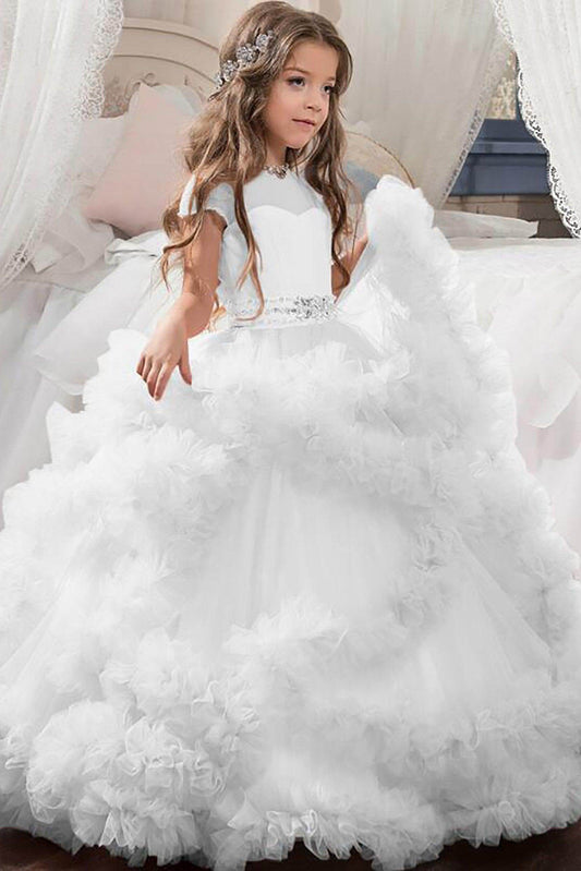 Luxury Sweetheart Off Shoulder Ball Gown Flower Girl Dress