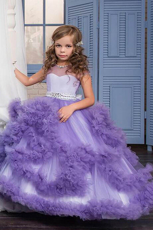 Luxury Sweetheart Off Shoulder Ball Gown Flower Girl Dress